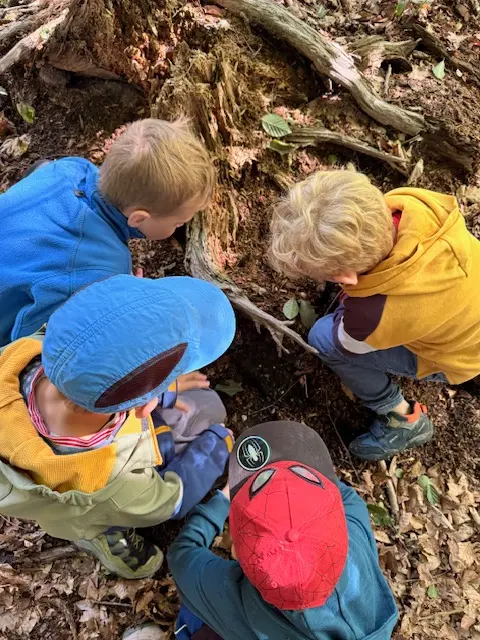 Wald als lebendiger Spiel- und Lernraum für die Kinder des DRK Kindergartens Wassenberg